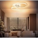 Globo 67260-72SA LED Deckenleuchte RUBIO  | 72W integrierte LED-Quelle | 3720lm | 3000K
