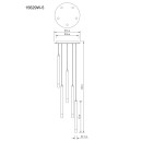 Globo RYAN 15629W-5 LED Pendelleuchte G9
