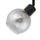 Italux SPL-67535-1-BK-WO Spot-Deckenleuchte Barel E27