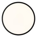 Globo 41562-24B LED Deckenleuchte Sapana 1x18W | 2300lm | 3000 K | IP44 - Schaltdimmer, Memoryfunktion, schwarz, opal
