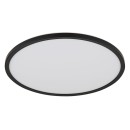 Globo 41562-24B LED Deckenleuchte Sapana 1x18W | 1600lm | 3000 K | IP44 - Schaltdimmer, Memoryfunktion, schwarz, opal