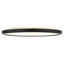 Globo 41562-24B LED Deckenleuchte Sapana 1x18W | 2300lm | 3000 K | IP44 - Schaltdimmer, Memoryfunktion, schwarz, opal