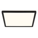 Globo 41563-18B LED Deckenleuchte Sapana 1x18W | 1500lm | 3000 K | IP44 - Schaltdimmer, Memoryfunktion, schwarz, opal