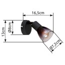 Globo 54312-1 Spot-Wandleuchte SATELLA  E14