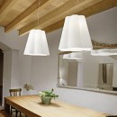 Ideal Lux 115757 Pendelleuchte 1x60W Sesto | E27 - weiß