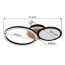Globo 67273-28 LED Deckenleuchte SID  | 28W integrierte LED-Quelle | 2100lm | 3000K