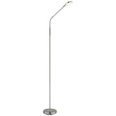 Globo 58504SN LED Stehlampe SILVIO  | 6.5W integrierte LED-Quelle | 350lm | 2700/3350/4000K | mit Schalter