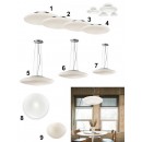 Ideal Lux 032078 Smarties Bianco Tischleuchte 1x40W | G9 - weiß