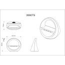 Globo 39907S LED Tischlampe SOUNDRA  | 4W integrierte LED-Quelle | mit Schalter