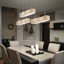 Ideal Lux 110790 Pendelleuchte 6x40W Canvas | G9 - creme