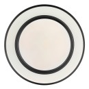 Globo 41368-24 LED Deckenleuchte Sully 1x24W | 800lm | 3000-6500K | RGB - dimmbar, Fernbedienung, Regenbogeneffekt, Nachtmodus, Memoryfunktion, schwarz, opal