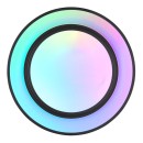 Globo 41368-24 LED Deckenleuchte Sully 1x24W | 800lm | 3000-6500K | RGB - dimmbar, Fernbedienung, Regenbogeneffekt, Nachtmodus, Memoryfunktion, schwarz, opal