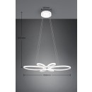 Trio T345619131 LED Pendelleuchte FLY | 32W integrierte LED-Quelle | 3900lm | 4000K