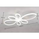 Trio T645619131 LED Deckenleuchte FLY | 32W integrierte LED-Quelle | 3900lm | 4000K