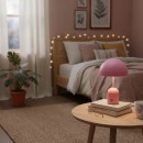 Italux TB-75839-ROSE LED Tischlampe Cantia | 2W integrierte LED-Quelle | 3000/6500K | mit Schalter | rosa