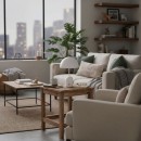 Italux TB-75839-WH LED Tischlampe Cantia | 2W integrierte LED-Quelle | 3000/6500K | mit Schalter | weiß