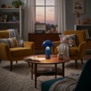 Italux TB-83647-BLU LED Tischlampe Dorbia | 2W integrierte LED-Quelle | 45lm | 3000/6500K | mit Schalter | blau