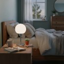 Italux TB-92039-CH LED Tischlampe Cave | 4.8W integrierte LED-Quelle | 495lm | 3000K | mit Schalter | chrom | opal