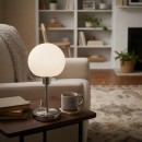 Italux TB-92039-CH LED Tischlampe Cave | 4.8W integrierte LED-Quelle | 495lm | 3000K | mit Schalter | chrom | opal