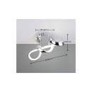 Trio Reality TR27281106 LED Spot-Wandleuchte PADUA | 18W integrierte LED-Quelle | 2400lm | 4000K