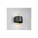 Trio Reality TR27769132 LED Außenwandleuchte TALENT | 2x5W integrierte LED-Quelle | 50lm | 3000K