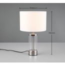 Trio Reality TR51711007 Tischlampe GRAZIA E14