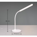 Trio Reality TR57641101 LED Tischlampe TORO | 5W integrierte LED-Quelle | 700lm | 3000+4000+5000K