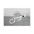 Trio Reality TR67281106 LED Deckenleuchte PADUA | 28W integrierte LED-Quelle | 3400lm | 4000K