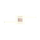 Trio Reality TR67303107 LED Deckenleuchte VIALE | 17W integrierte LED-Quelle | 1860lm | 3000K