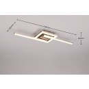 Trio Reality TR67303107 LED Deckenleuchte VIALE | 17W integrierte LED-Quelle | 1860lm | 3000K