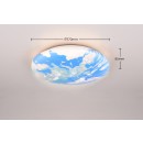 Trio Reality TR67471100 LED Deckenleuchte TERRA | 15W integrierte LED-Quelle | 1500lm | 3000K