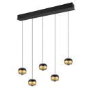 Trio SELECT  T344410532 LED Pendelleuchte ORBIT   | 5x8W integrierte LED-Quelle | 5x960lm | 2300+3000+4000K