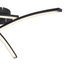 Globo 67129-18 LED-Bad-Deckeneinbauleuchte Tansy I 1x18W | 1500lm | 3000-4000-6000K | IP44 - einstellbar, Memoryfunktion, Stufendimmung, schwarz