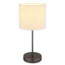 Globo 51540108 Tischlampe THEA E27 | mit Schalter