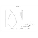 Globo 58492S LED Tischlampe TRINA | 6W integrierte LED-Quelle | 256lm | 3000K | mit Schalter