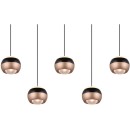 Trio SELECT  T344410532 LED Pendelleuchte ORBIT   | 5x8W integrierte LED-Quelle | 5x960lm | 2300+3000+4000K
