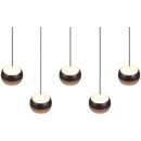 Trio SELECT  T344410532 LED Pendelleuchte ORBIT   | 5x8W integrierte LED-Quelle | 5x960lm | 2300+3000+4000K