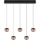 Trio SELECT  T344410532 LED Pendelleuchte ORBIT   | 5x8W integrierte LED-Quelle | 5x960lm | 2300+3000+4000K