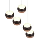 Trio SELECT  T344430532 LED Pendelleuchte ORBIT   | 5x8W integrierte LED-Quelle | 5x960lm | 2300+3000+4000K