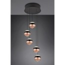Trio SELECT  T344430532 LED Pendelleuchte ORBIT   | 5x8W integrierte LED-Quelle | 5x960lm | 2300+3000+4000K