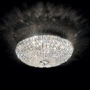 Ideal Lux 018 089 Deckenleuchte 5x40W Virgin | G9 - Kristall