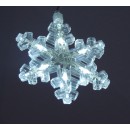 LED Schneeflocke, kaltweiß