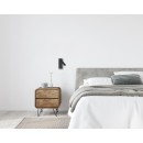 Italux WL-21017-BL LED Spot-Wandleuchte Cali | 2.5W integrierte LED-Quelle | 3000K | mit Schalter | schwarz