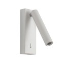 Italux 5906630853762 LED Spot-Wandleuchte Cali | 2.5W integrierte LED-Quelle | 3000K | mit Schalter | weiß