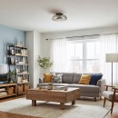 Italux WL-36482-GR LED Deckenleuchte Passo | 8W integrierte LED-Quelle | 3000K | grau | schwarz