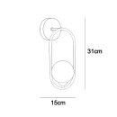 Italux WL-3965-1-BL Lupus | 1x40W G9