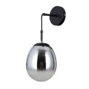 Italux WL-40825-1-BK Wandleuchte Meolo E14