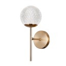 Italux WL-40827-1-HBR-CL Wandleuchte Padri | 5W G9 | gold | klar