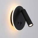 Italux WL-53742-1-BK LED Spot-Wandleuchte Furla | 8W LED | 516lm | 3000K
