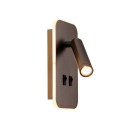 Italux WL-83957-1-CF LED Spot-Wandleuchte Doria | 8W LED | 559lm | 3000K